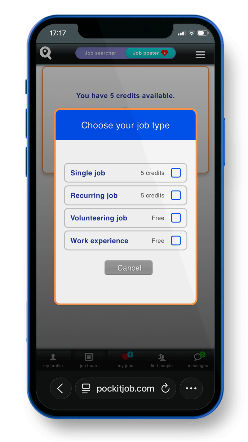 Post your job to the local community